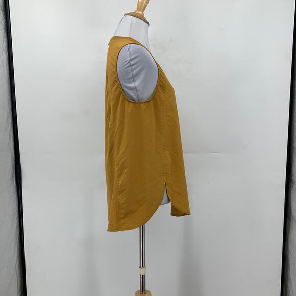 Athleta Tank Top Womens Extra Small Yarrow Zephyr Slit Hem Lightweight Stretch - Picture 3 of 9